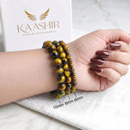 yellow tiger eye bracelet authentic cat eye shimmer natural gemstone